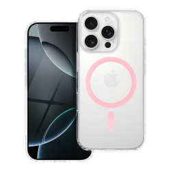 Drop Glue Colorful Ring Mag Back Cover Πλαστικό / Σιλικόνης Ροζ (iPhone 13)