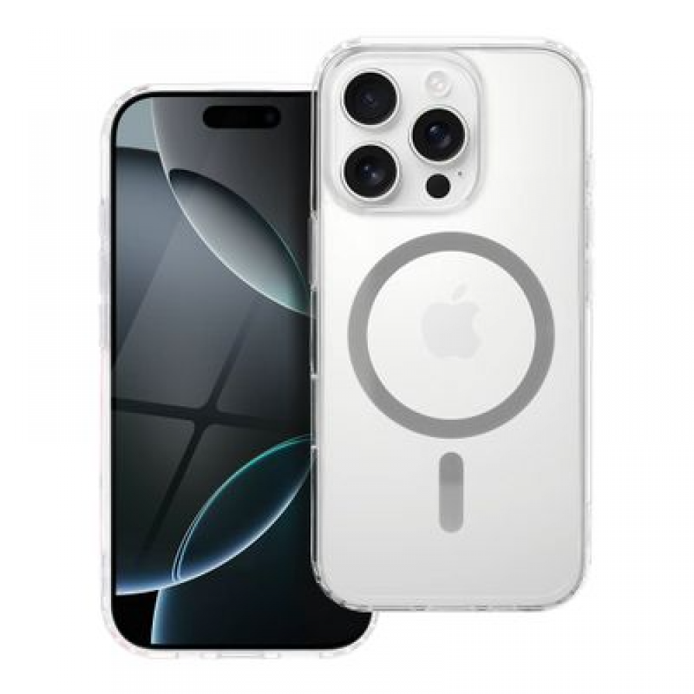 Drop Glue Colorful Ring Mag Back Cover Πλαστικό / Σιλικόνης Γκρί (iPhone 12 / iPhone 12 Pro)
