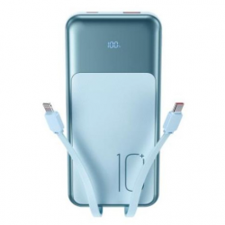 XO PR248 USB-C 20W / USB-A 22.5W Display Fast Charging Powerbank 10000mAh Μπλε