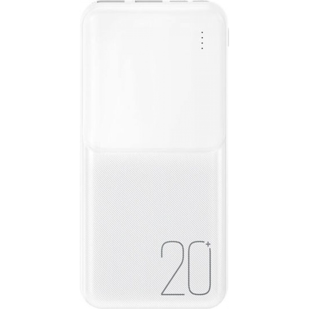 XO PR252 Lighted Mobile Power 20000mAh Λευκό XO PR252 Lighted Mobile Power 20000mAh Λευκό