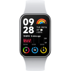 Xiaomi Smart Band 8 Pro Αδιάβροχο με Παλμογράφο Ασημί