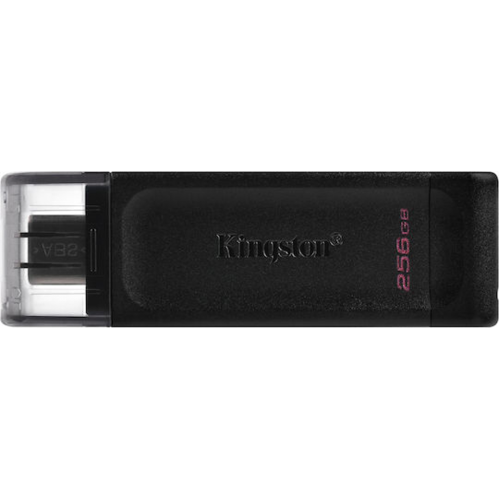 Kingston DataTraveler 70 256GB USB 3.2 Stick με σύνδεση USB-C Μαύρο Kingston DataTraveler 70 256GB USB 3.2 Stick με σύνδεση USB-C Μαύρο