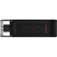 Kingston DataTraveler 70 256GB USB 3.2 Stick με σύνδεση USB-C Μαύρο