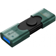 Kingston Datatraveler 128GB USB 2.0 Stick με σύνδεση USB-A & USB-C Πράσινο