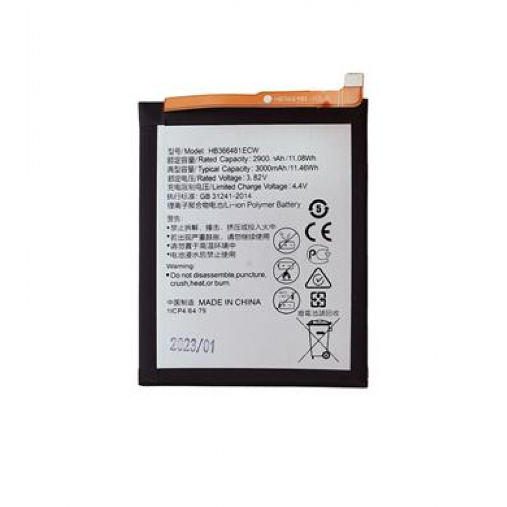HB366481ECW Battery for Huawei 3000mAh Li-Ion (OEM) HB366481ECW Battery for Huawei 3000mAh Li-Ion (OEM)