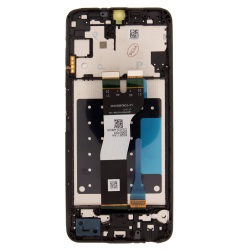 LCD display + Touch Unit + Front Cover Samsung A057 Galaxy A05s Black (Service Pack)