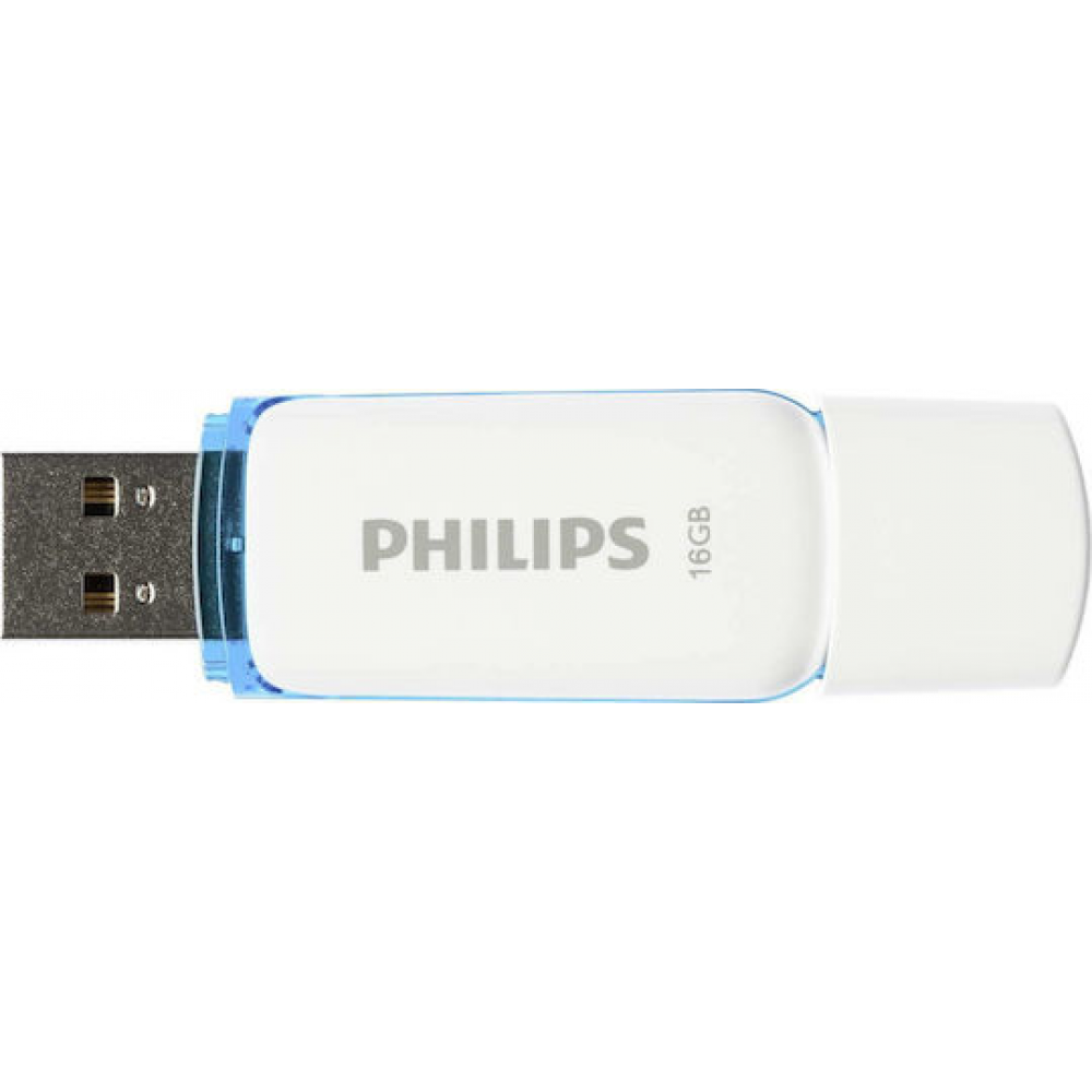 Philips Snow 16GB USB 2.0 Stick Μπλε