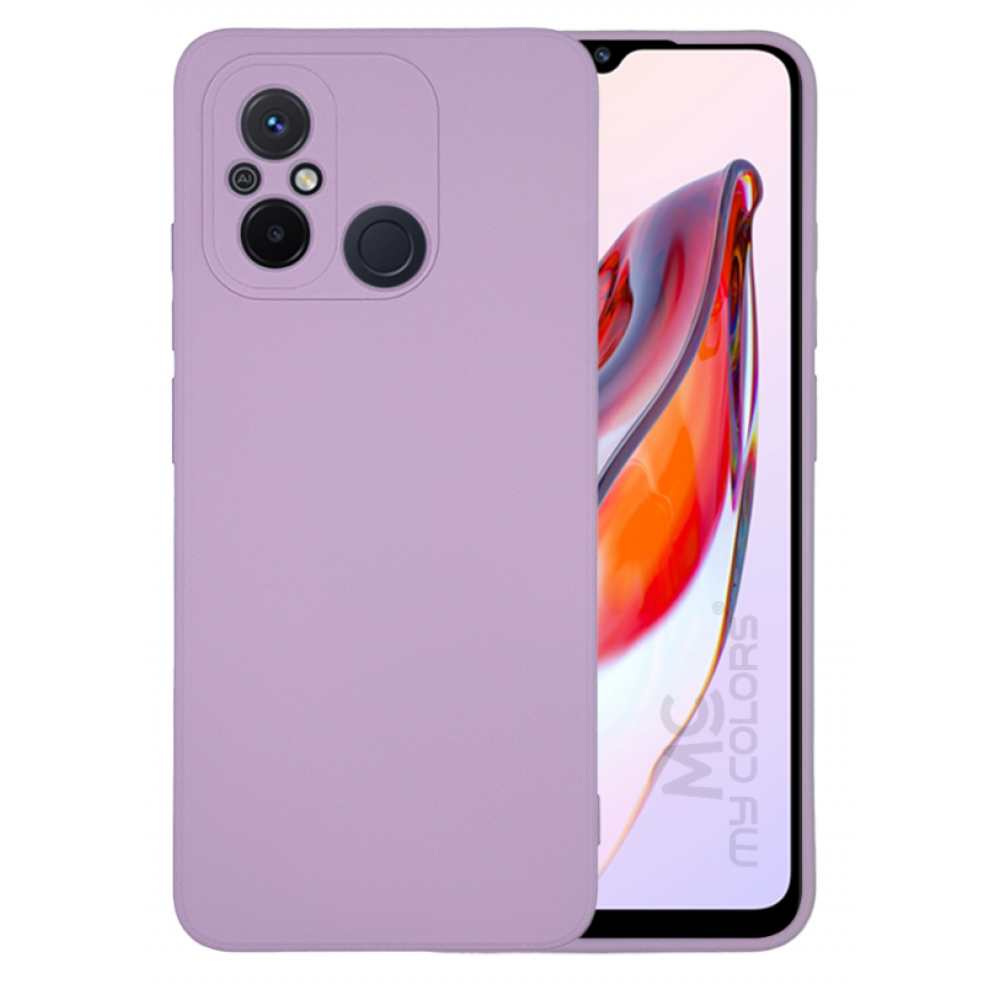Back Cover Σιλικόνης Μωβ (Redmi 12C)