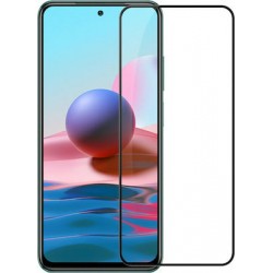 20D Full Face Tempered Glass Μαύρο (Redmi Note 10/10S)