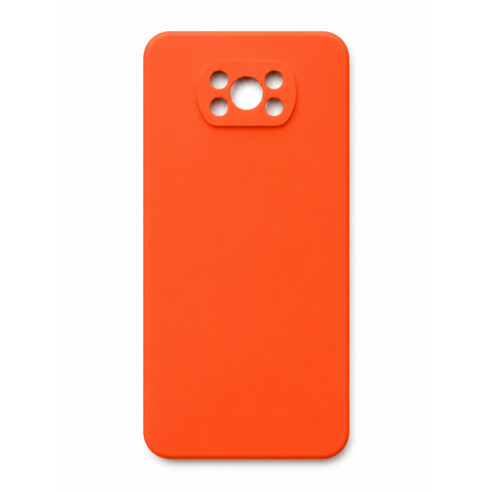 Θήκη Silicone για Xiaomi Poco X3 PRO – Πορτοκαλί