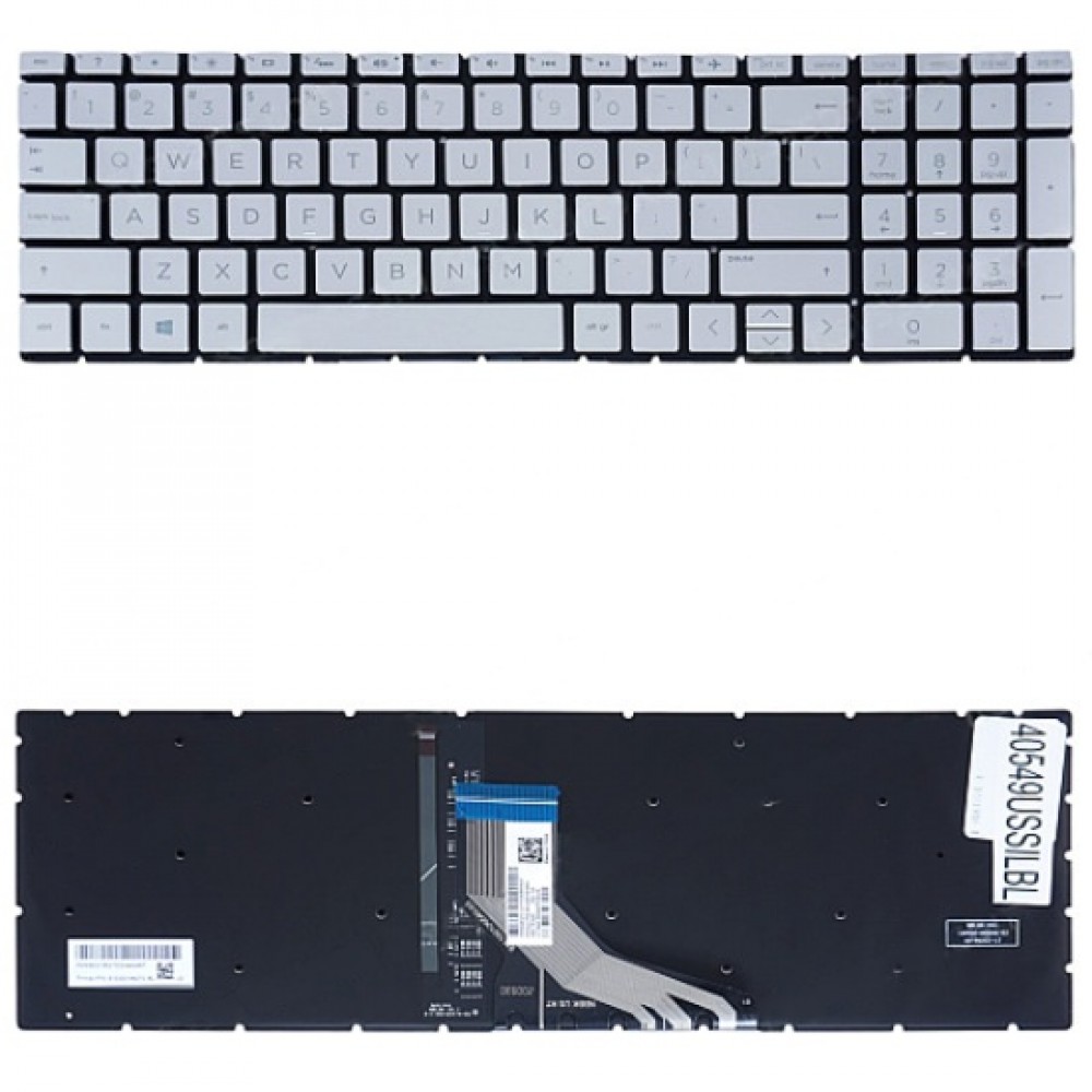 Πληκτρολόγιο - Laptop Keyboard για HP 250 G9 / US Silver Backlight Πληκτρολόγιο - Laptop Keyboard για HP 250 G9 / US Silver Backlight