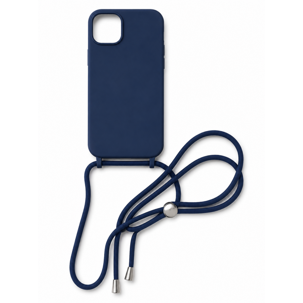 Θήκη Silicone Rope για Apple iPhone 15 Plus – Μπλέ Θήκη Silicone Rope για Apple iPhone 15 Plus – Μπλέ