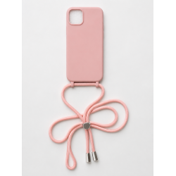 Θήκη Silicone Rope για Apple iPhone 15 Plus – Ρόζ Θήκη Silicone Rope για Apple iPhone 15 Plus – Ρόζ