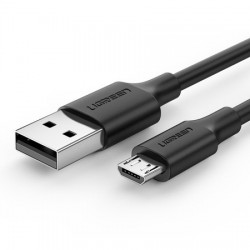 UΠράσινο Regular USB 2.0 to micro USB Cable Μαύρο 3m (60827)