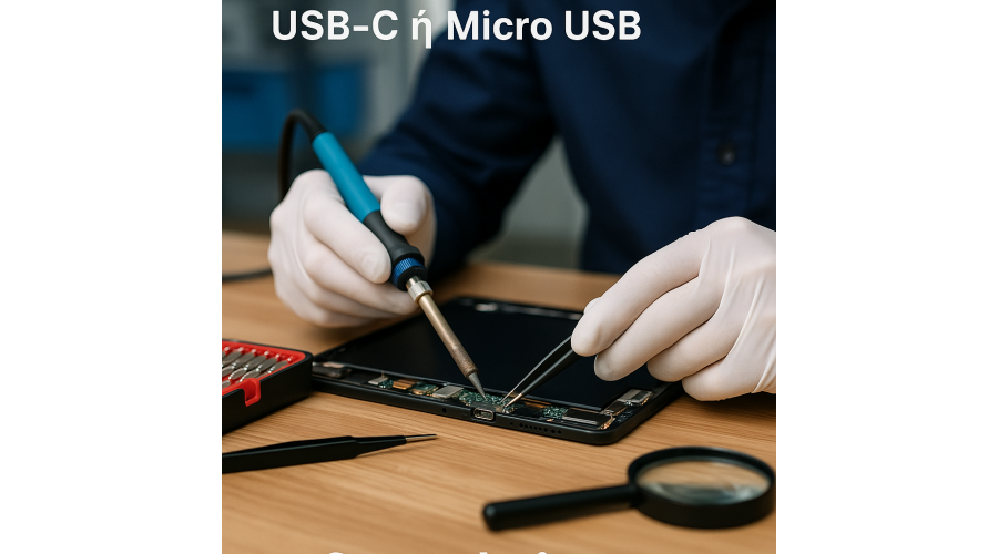 Θύρα φόρτισης tablet χαλασμένη; Λύσεις για USB-C & Micro USB | Greatchoice.gr Θύρα φόρτισης tablet χαλασμένη; Λύσεις για USB-C & Micro USB | Greatchoice.gr