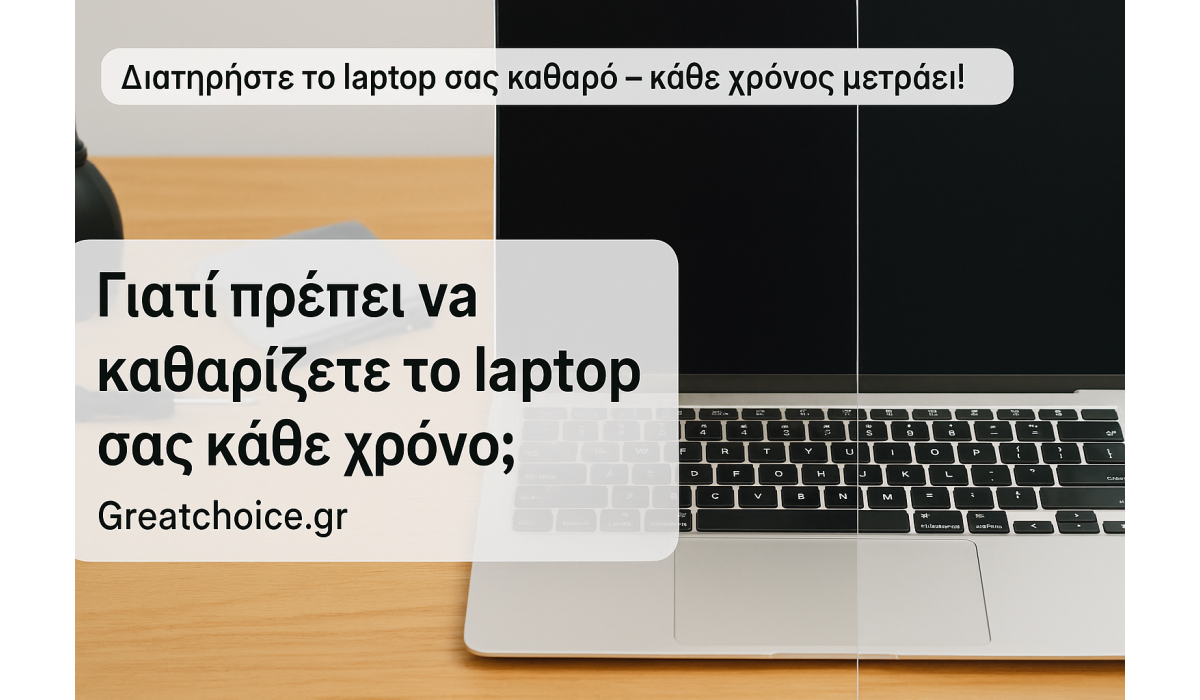 Γιατί πρέπει να καθαρίζετε το laptop σας κάθε χρόνο; | Greatchoice.gr