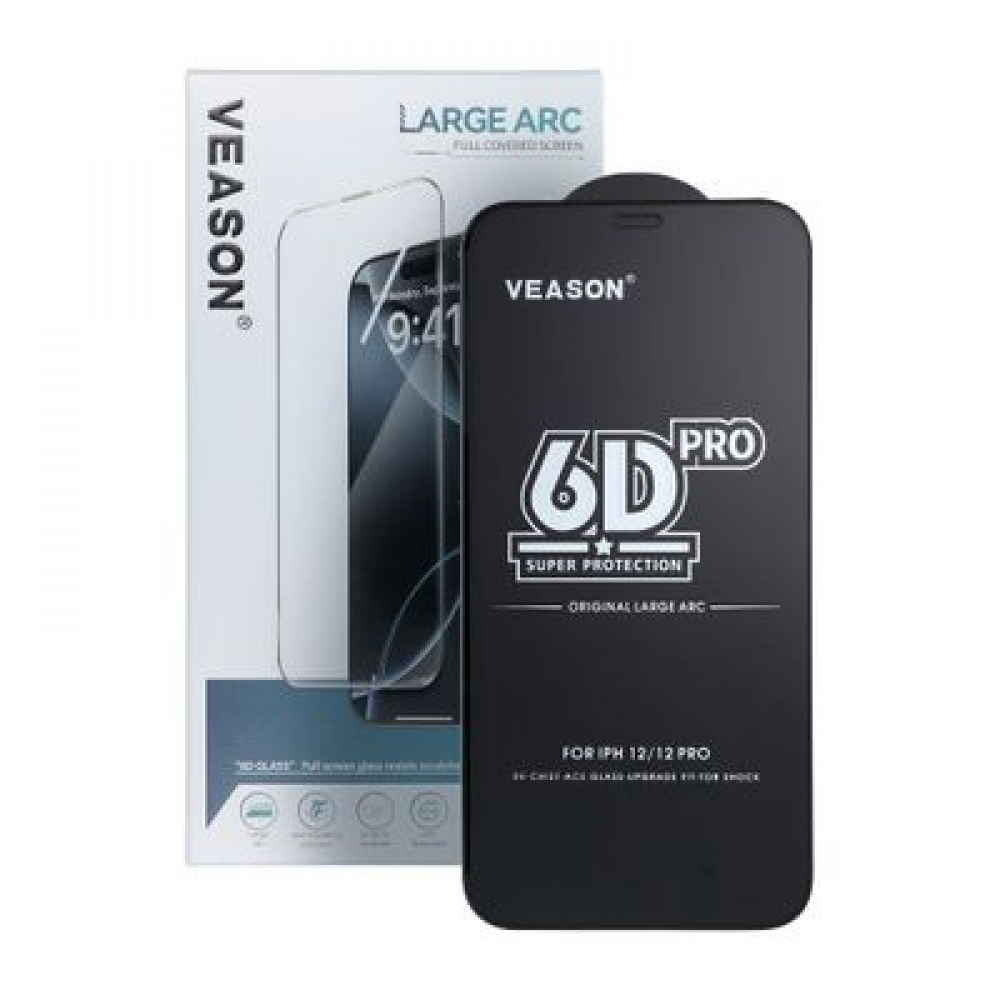 Tempered Glass Veason για iPhone 16 Pro Max / iPhone 17 Pro Max – Full Glue