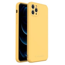 Wozinsky Color θήκη silicone flexible durable θήκη iPhone 11 Pro Max yellow