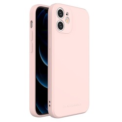Wozinsky Color θήκη silicone flexible durable θήκη iPhone 12 mini Ροζ