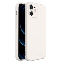 Wozinsky Color θήκη silicone flexible durable θήκη iPhone 12 mini white