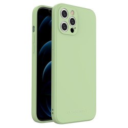 Wozinsky Color θήκη silicone flexible durable θήκη iPhone 12 Pro Max Πράσινο