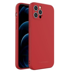 Wozinsky Color θήκη silicone flexible durable θήκη iPhone 12 Pro red