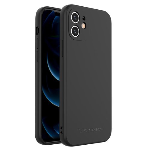 Wozinsky Color θήκη silicone flexible durable θήκη iPhone XS Max Μαύρο