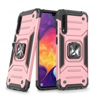 Wozinsky Ring Armor θήκη Kickstand Tough Rugged Cover για Samsung Galaxy A51 Ροζ