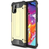 Hurtel Tough Armor Back Cover Χρυσό (Galaxy A71)
