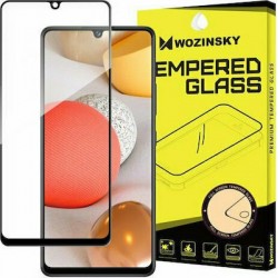 Wozinsky Full Glue Super Tough Full Face Tempered Glass Black (Galaxy A42)