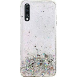 Wozinsky Star Glitter Shining Cover (Samsung Galaxy A70) clear