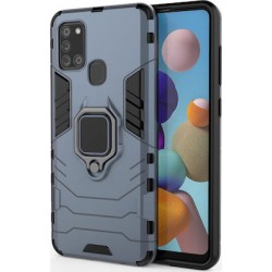 Hurtel Ring Armor Back Cover Πλαστικό Μπλε (Galaxy A21s)