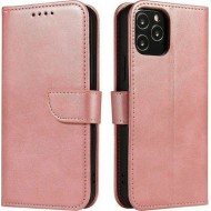 Hurtel Magnet Elegant θήκη Pink (Apple iPhone 12 Mini)