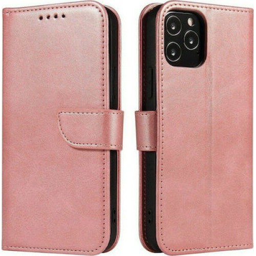 Hurtel Magnet Elegant θήκη Pink (Apple iPhone 12 Mini)