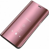 Hurtel Clear View Book Ροζ Χρυσό (Galaxy A71 / A71 5G)