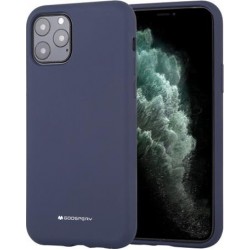 Mercury Solid Back Cover Σιλικόνης Navy Μπλε (iPhone 11 Pro Max)