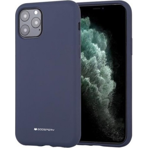 Mercury Solid Back Cover Σιλικόνης Navy Μπλε (iPhone 11 Pro Max)