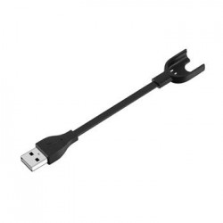 Tactical USB Καλώδιο Φόρτισης Μαύρο (Mi band 3)