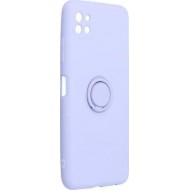 Ring Back Cover Σιλικόνης Μωβ (Galaxy A22 5G)