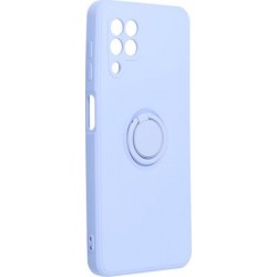 Ring Back Cover Σιλικόνης Μωβ (Galaxy A22 4G)