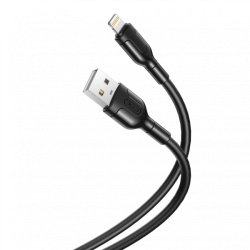 XO NB212 2.1A USB Καλώδιο για Lightning Μαύρο