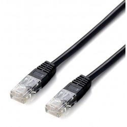POWERTECH καλώδιο UTP Cat 6e CAB-N143, CCA 24AWG 0.5mm, 0.30m, μαύρο