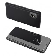 POWERTECH θήκη Clear view MOB-1536 για Samsung A71 / A71 5G, μαύρο