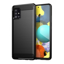 POWERTECH Θήκη Carbon Flex MOB-1544 για Samsung A71 5G, μαύρη