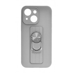 POWERTECH θήκη Ring MOB-1677 για iPhone 13, γκρι
