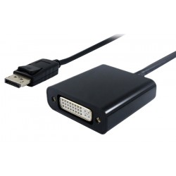 POWERTECH αντάπτορας DisplayPort σε DVI (F) PTH-030, active, 4K2K, μαύρο