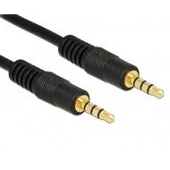 POWERTECH καλώδιο 3.5mm PTR-0071, AUX, 24 AWG, copper, 3m, μαύρο