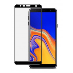 POWERTECH Tempered Glass 5D για Samsung J6 Plus 2018, full glue, μαύρο