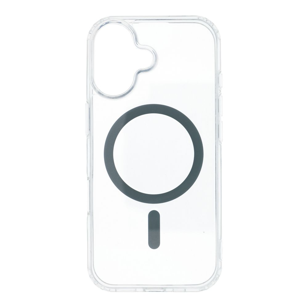 Θήκη Drop Glue Colorful Ring Mag για iPhone 17 – MagSafe Γκρι