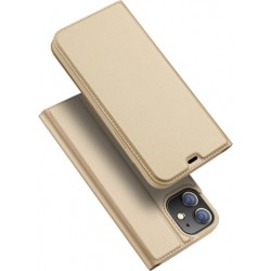 Dux Ducis Skin Pro Book Δερματίνης Χρυσό (iPhone 12 mini)